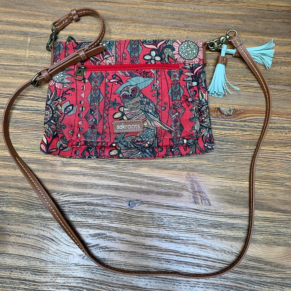 Sakroots Multicolor Patterned Crossbody Bag
